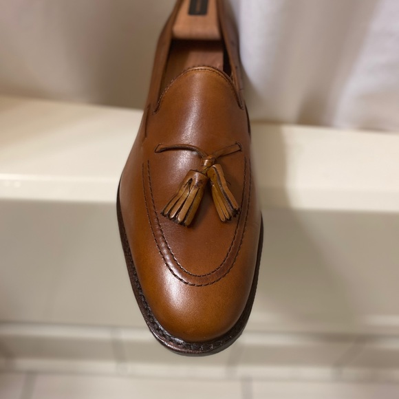 Allen Edmonds walnut “Acheson” Loafers size 9.5 B - Picture 1 of 9